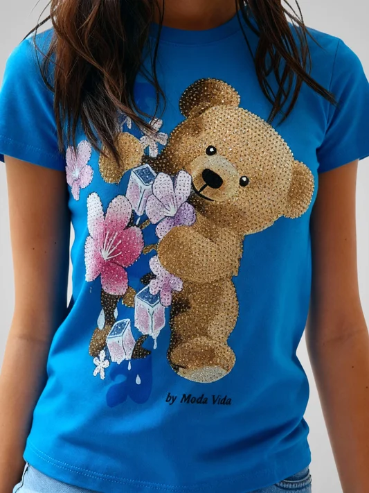 Short Sleeve – Bloom Bear – back view