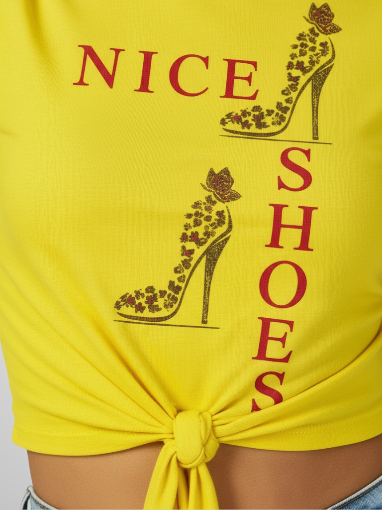 Crop Tee – Nice Shoes – view 4