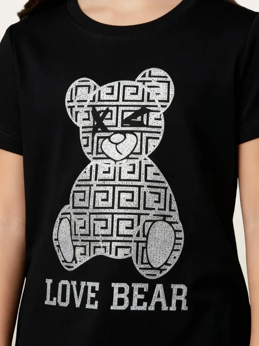 Short Sleeve – Love Bear – back view