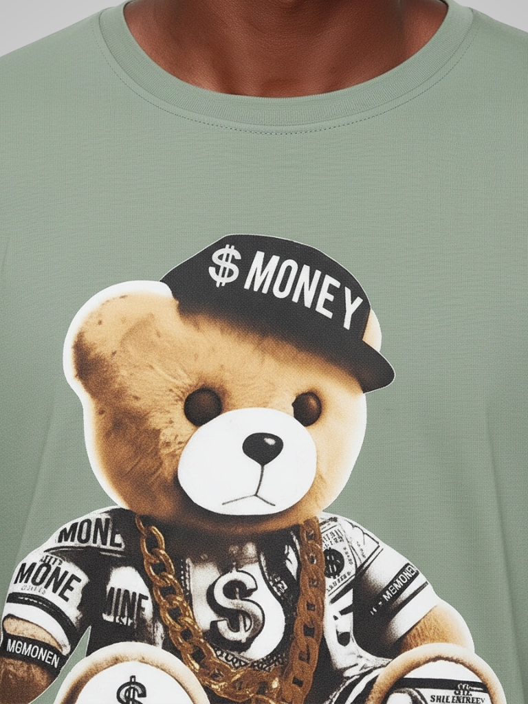 Long Sleeve – Mint Bear – view 4