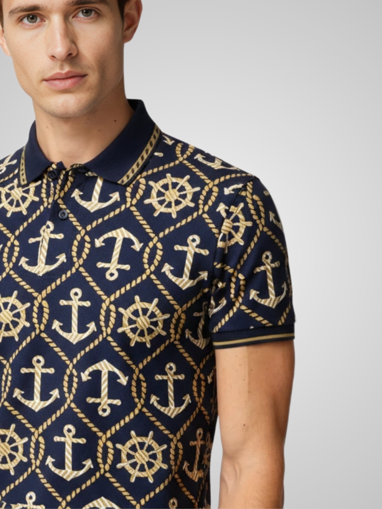 Polo – Nautic Pattern – view 3
