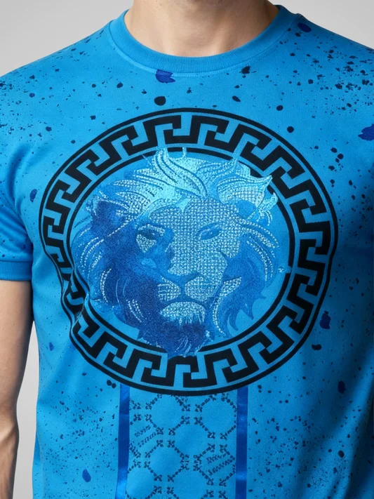Short Sleeve – Royal Trace – back view