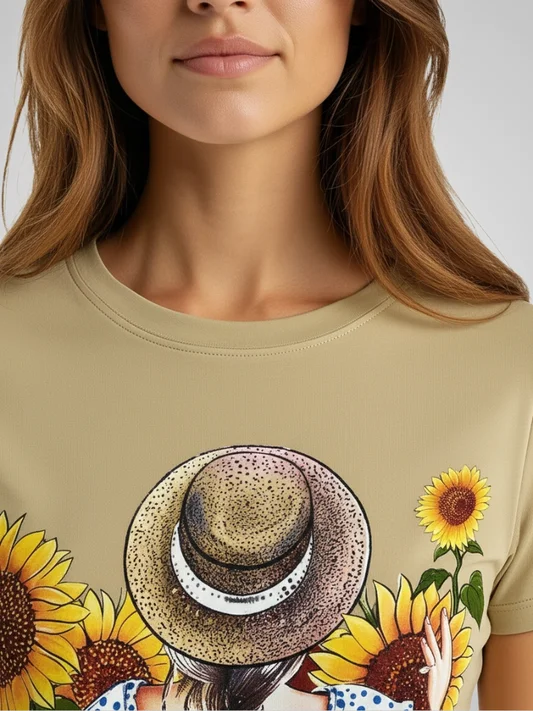 Short Sleeve – Sunflower – back view
